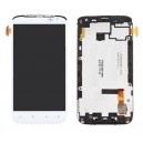 DISPLAY PIU' TOUCH SCREEN + FRAME HTC SENSATION XL s.n.60H00583-00P ORIGINALE BIANCO