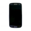 DISPLAY SAMSUNG GT-I9300 CON TOUCH SCREEN E FRONT COVER + FRAME BLUE