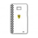 CUSTODIA FERRARI PER SAMSUNG GT-I9100 GALAXY S2, GT-9105 GALAXY S2 PLUS COLORE BIANCO IN BLISTER