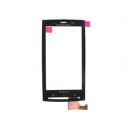 TOUCH SCREEN + FRONT COVER SONY ERICSSON XPERIA X10I BLACK ORIGINAL