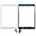 TOUCH SCREEN APPLE IPAD MINI BIANCO COMPLETO DI TASTO HOME, IC CHIP, BIADESIVO