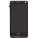 DISPLAY HTC ONE MAX M7  COMPLETO DI CORNICE  E FLAT CABLE SIM CARD  ORIGINALE