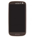 DISPLAY SAMSUNG GT-I9305 GALAXY S3 LTE 4G CON TOUCH SCREEN ORIGINALE COLORE MARRONE