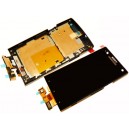 DISPLAY SONYERICSSON XPERIA S LT26i CON TOUCH SCREEN PIU' FRAME ORIGINALE NERO