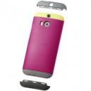 COVER PROTESIONE HTC HC C940 PER HTC M8 COLORE GIALLO ROSA IN BLISTER