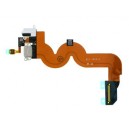 FLEX CABLE APPLE IPOD TOUCH 5 GENERATION PLUG IN CONNECTOR + JACK AUDIO + SWITCH HOME ORIGINAL WHITE